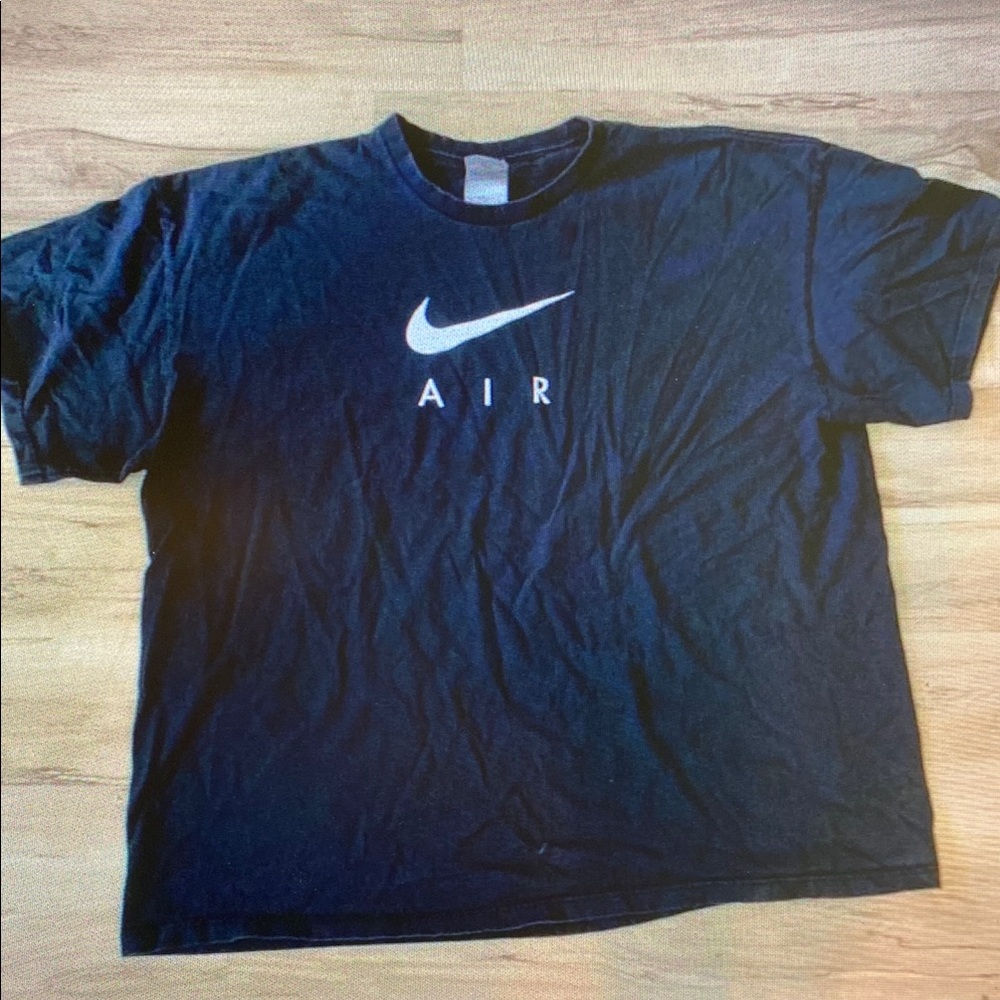 Nike Black "Air" Swoosh Graphic Tank Top